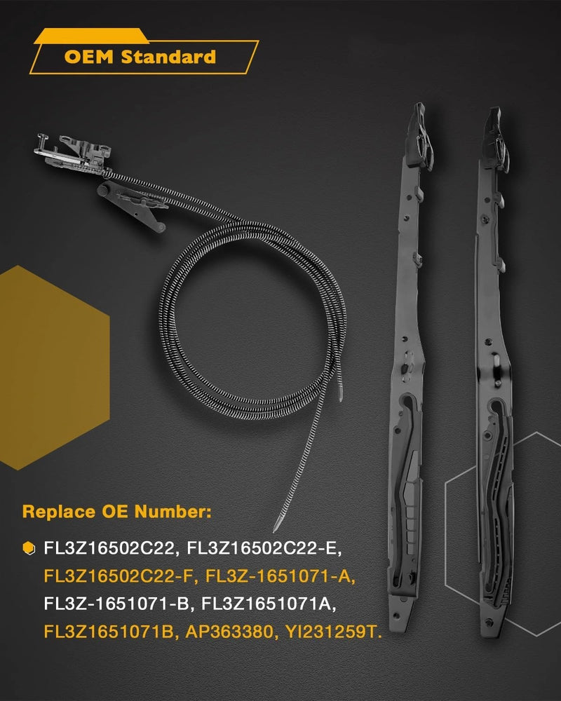 Sunroof Cable Track Repair Kit for Ford F150 F250 F350 Crew Cab 2015 2024