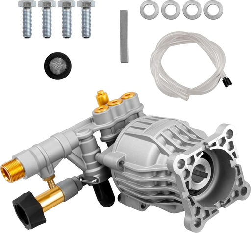 DURAFORCE 90028 Horizontal Pressure Washer Pump Kit Aluminum 2.4 GPM 3300 PSI Power 3/4