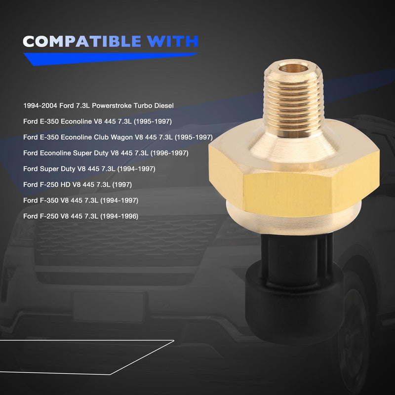 Exhaust Back Pressure EBP Tube Sensor for 1994-1997 Ford 7.3L Powerstroke Diesel