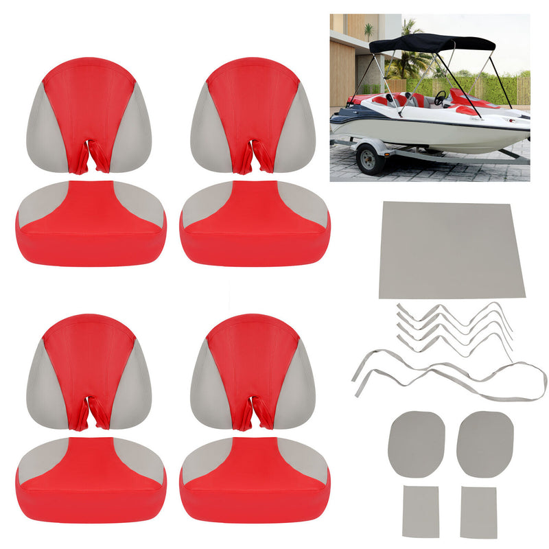 Red Gray Full Set Seat Covers for Sea-Doo Speedster 150 2007-2011