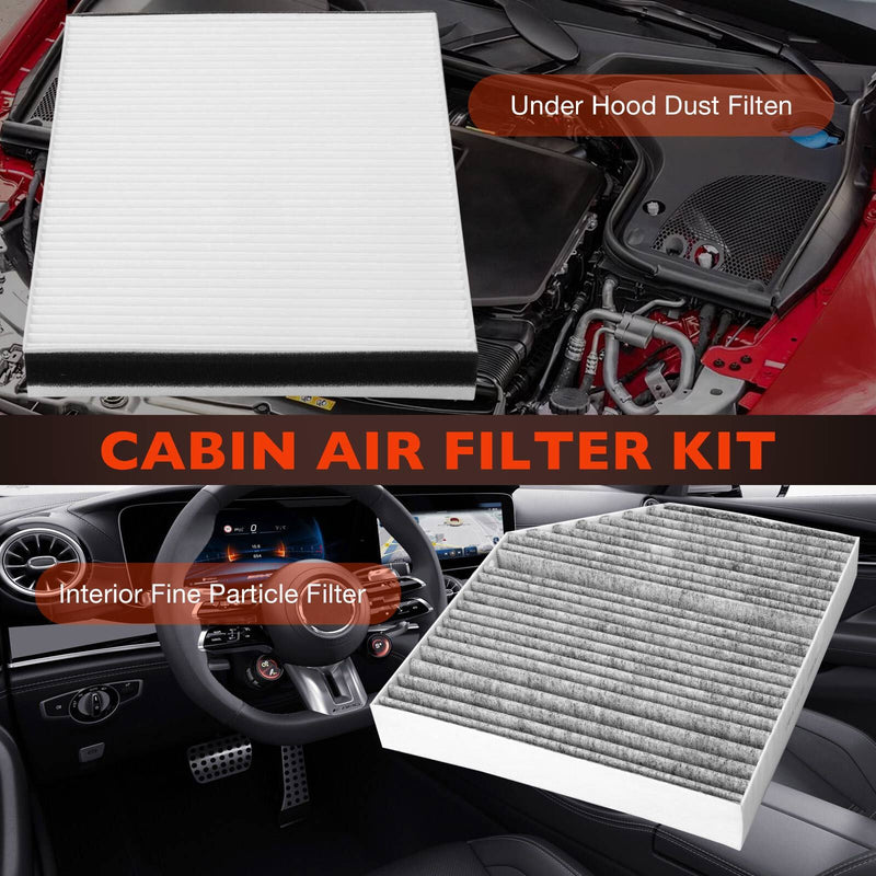 1668300218 Cabin Air Filter Kit For Mercedes Benz GLC GT C E CLS AMG 2015 2024