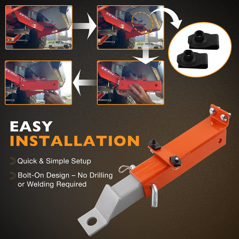 093 1129 00 2 Inch Rear Hitch for Bad Boy Rebels Rogue 2019 Plus Heavy Duty