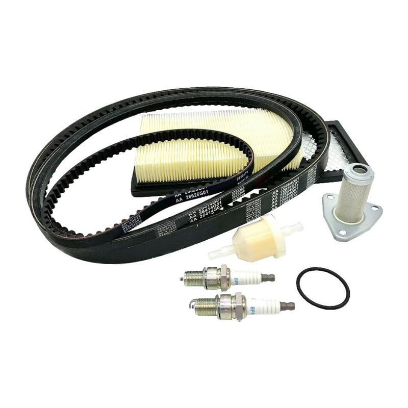 DURAFORCE Tune Up Kit for EZGO TXT 94 to 05 Drive Starter Timing Belts Filters Plugs