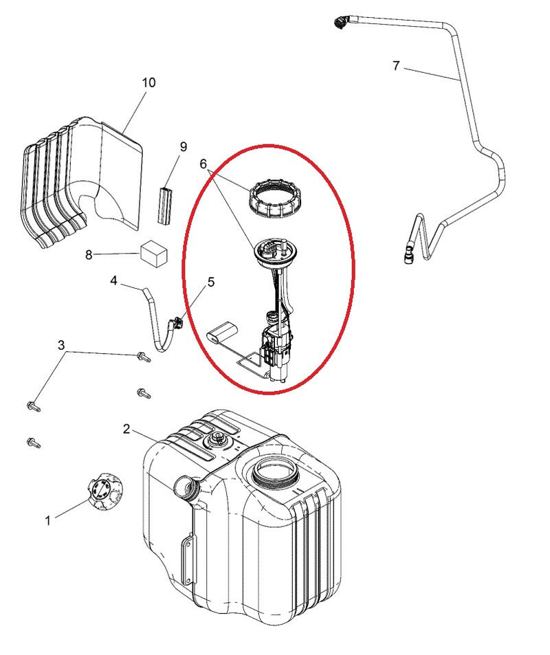 2204945 2204852 Fuel Pump Assembly for Polaris Ranger RZR 570 2014 2018
