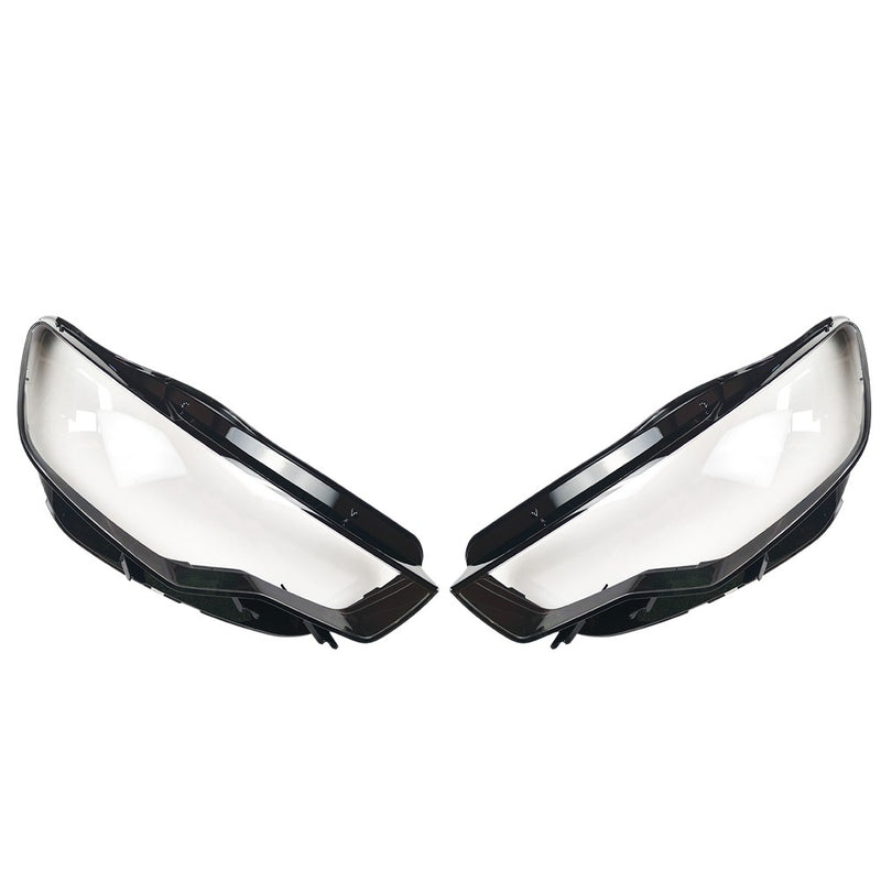 Clear Headlight Headlamp Lens Covers Left and Right for Audi A6 C7 2011 2015