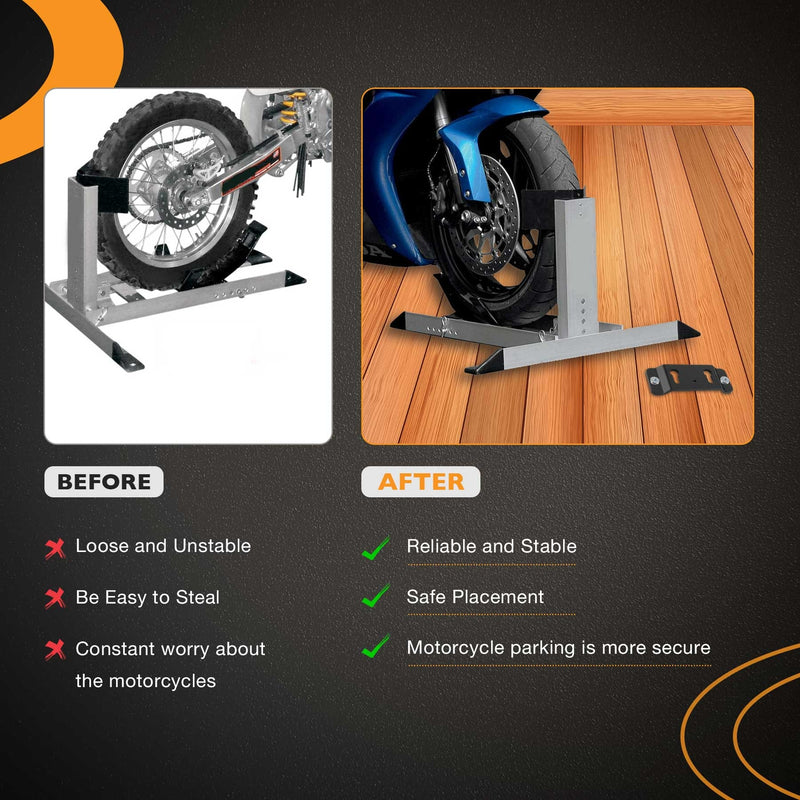 TK 3000 Motorcycle Trailer Stop Adapter Kit for Pit Stop Wheel Chock System