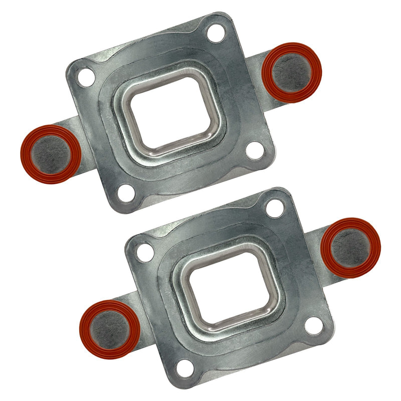 27 864549A02 Exhaust Elbow Riser Dry Joint Closed Gasket for MerCruiser 2pk