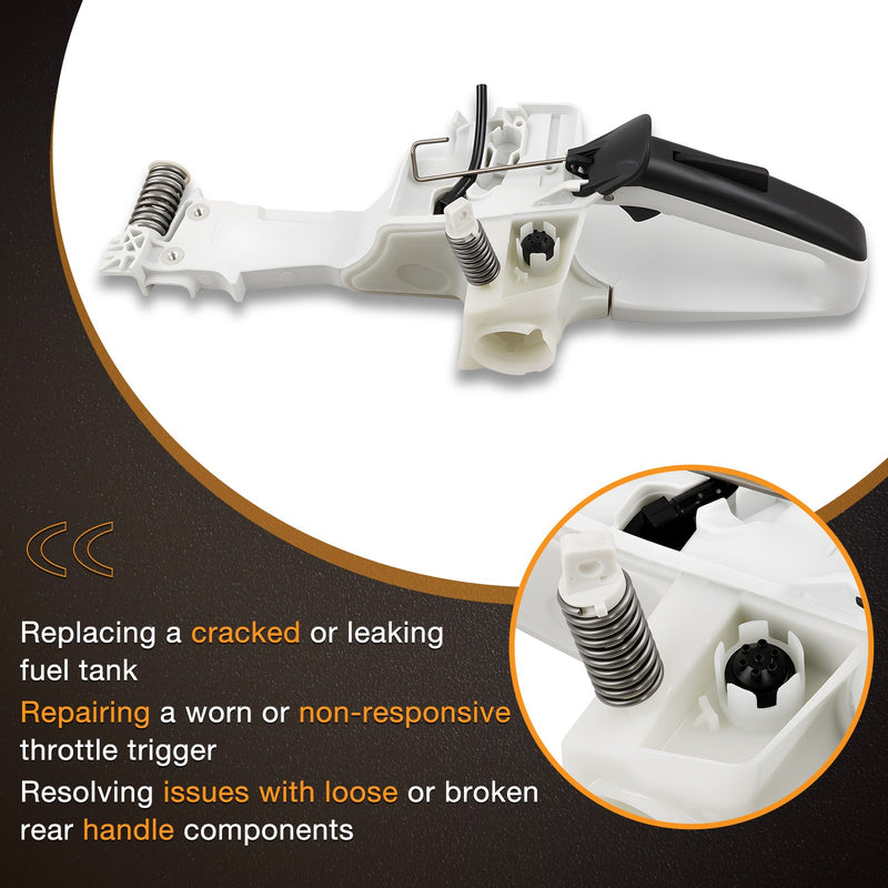 1143-350-0825 Chainsaw Fuel Gas Tank Rear Handle Assembly for Stihl MS231 MS251