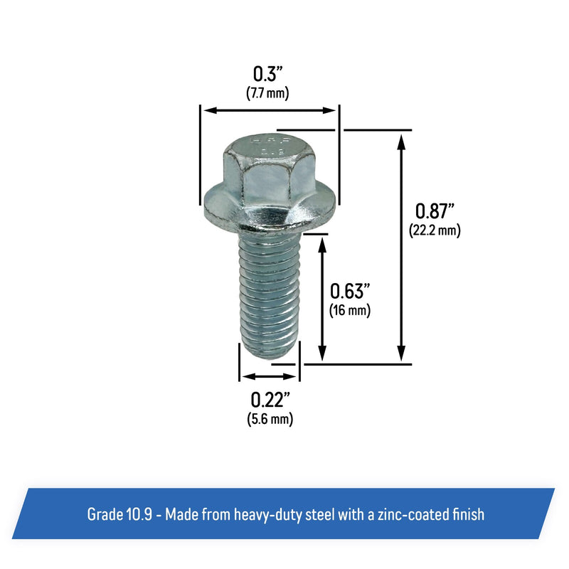 Fuel Rail Hex Flange Bolt Kit For LS Engines LS1 LS3 LS2 LSX LQ4 LR4