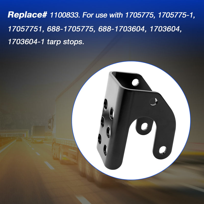 1100833 Tarp Body Mount Stops Bracket for 17057751 Dump Truck Tarp 6 Pack