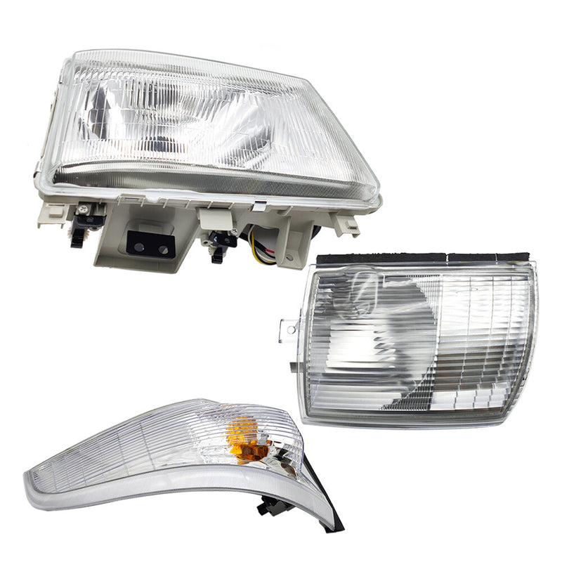 RH Headlight w Corner Lamp Marker Light for Mitsubishi FE140 FE145 FE180
