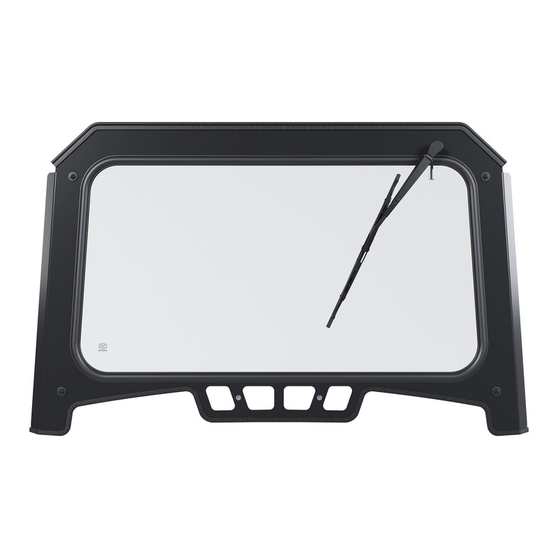 Glass Front Full Windshield for 2019-2023 Polaris RZR XP XP4 1000 Black