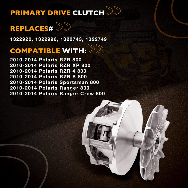 1322920 1322996 Primary Drive Clutch for Polaris RZR 800 Ranger Crew 2010 2014