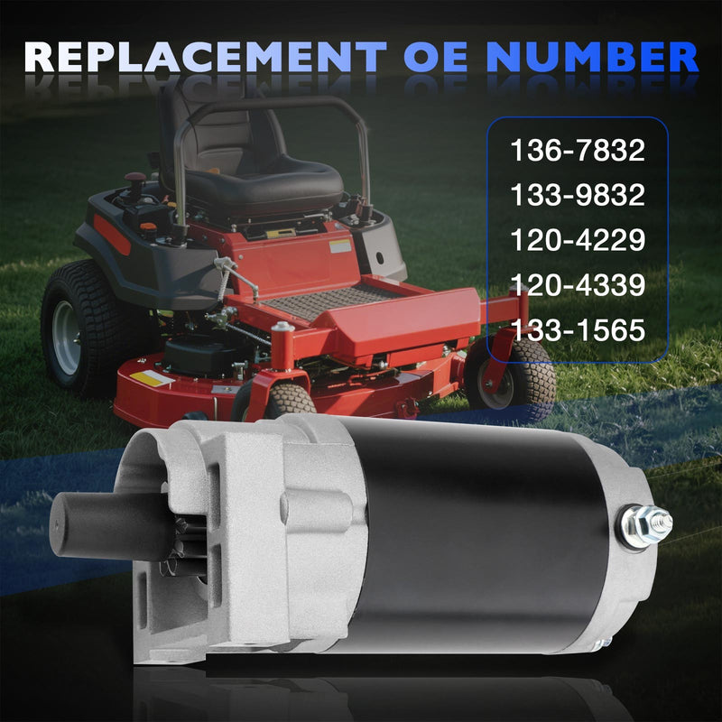 133-9832 Electric Starter Motor For Toro Timecutter Riding Mower Brush Cutter