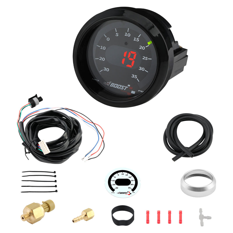 Digital Boost Pressure Gauge Kit for 30 4406 X Series 30inHg 35PSI 1BAR 2.5BAR