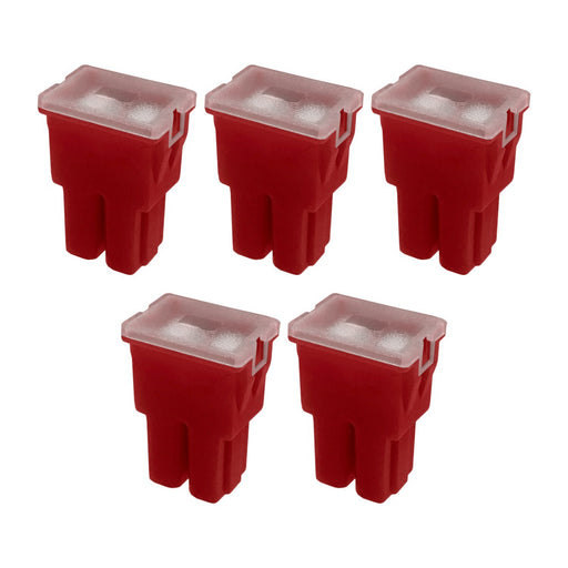 DURAFORCE 50A Straight Female Fuse Cartridge FLF PAL Auto Link for Car Truck RV SUV 5 Pack