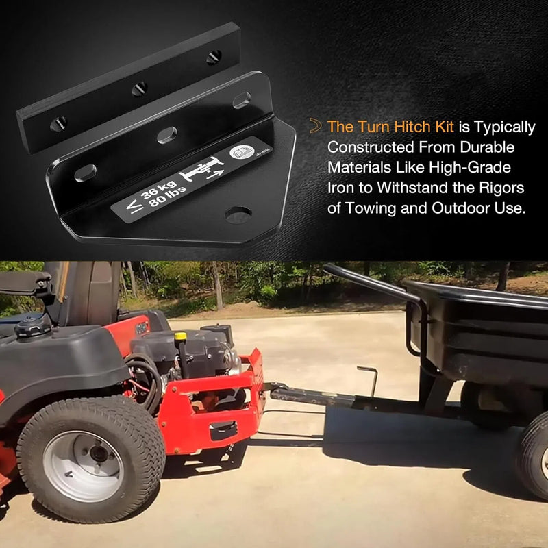109 9487 Hitch Kit for Exmark Toro Zero Turn Lawn Mower Trailer
