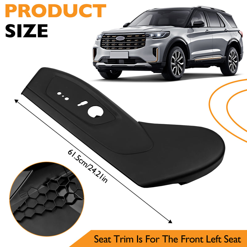 MB5Z7862187CC Black Left Driver Side Seat Trim Panel For 2020-2023 Ford Explorer