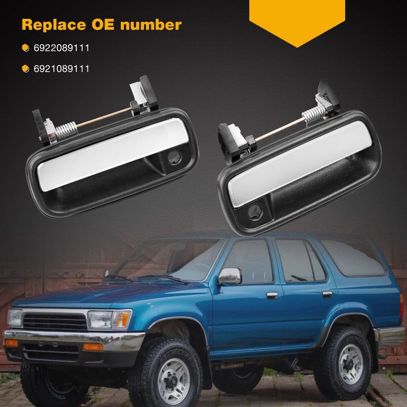6922089111 Outside Exterior Door Handle Kit for 1989-1995 Toyota Pickup 4Runner