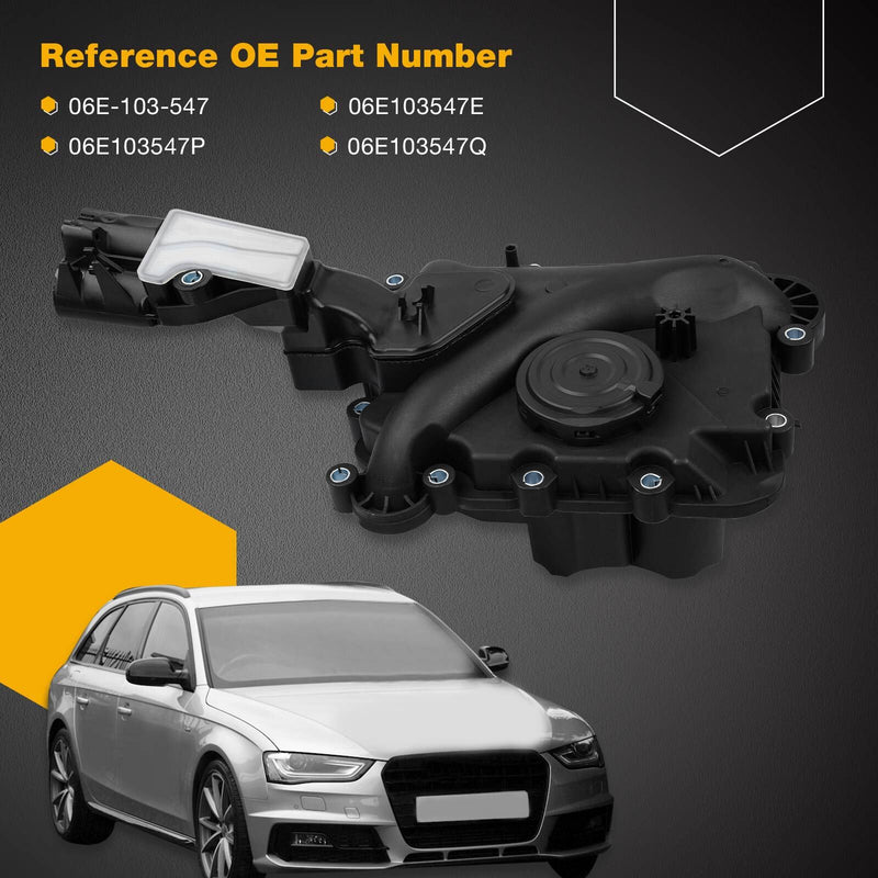 PCV Engine Crankcase Vent Valve Oil Separator for Audi A4 A5 A6 A7 A8 Q5 05 15