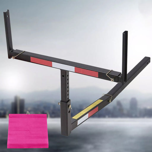 DURAFORCE 750lbs 75" Pick Up Truck Bed Hitch Extender RACK Canoe Boat Kayak Lumber w/Flag