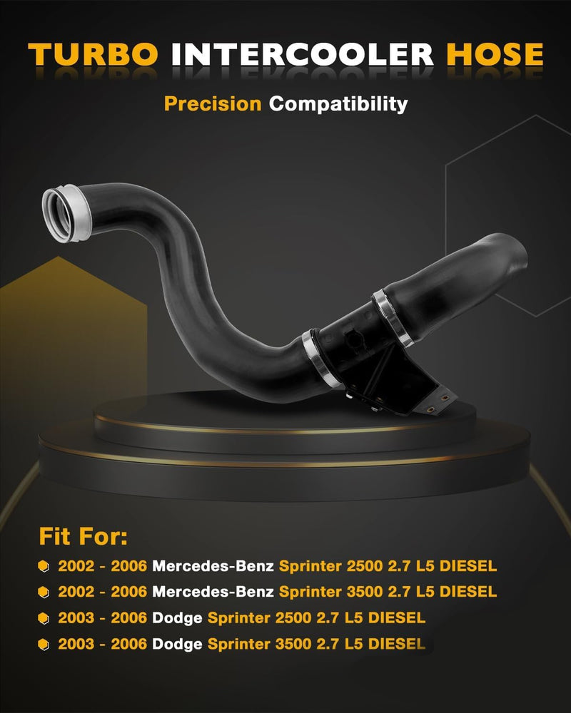 Turbo Intercooler Pipe Hose Assy for Dodge Mercedes Benz Sprinter 2500 3500 2.7L
