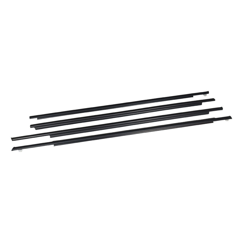 Front Rear Door Belt Moulding Weatherstrips for Toyota Prius 2004 2009