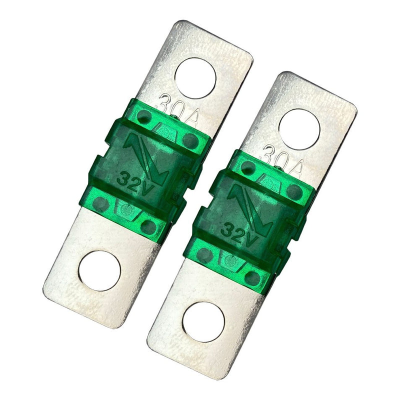 MIDI AMI 30 Amp 32V Fuse for Auto Marine Stereo Audio Video Bolt On 2 Pack