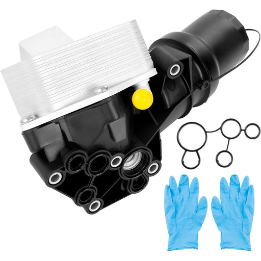 DURAFORCE 07K115397H Oil Filter Cooler Housing for VW Audi 2.5L Jetta Golf Beetle 05 14