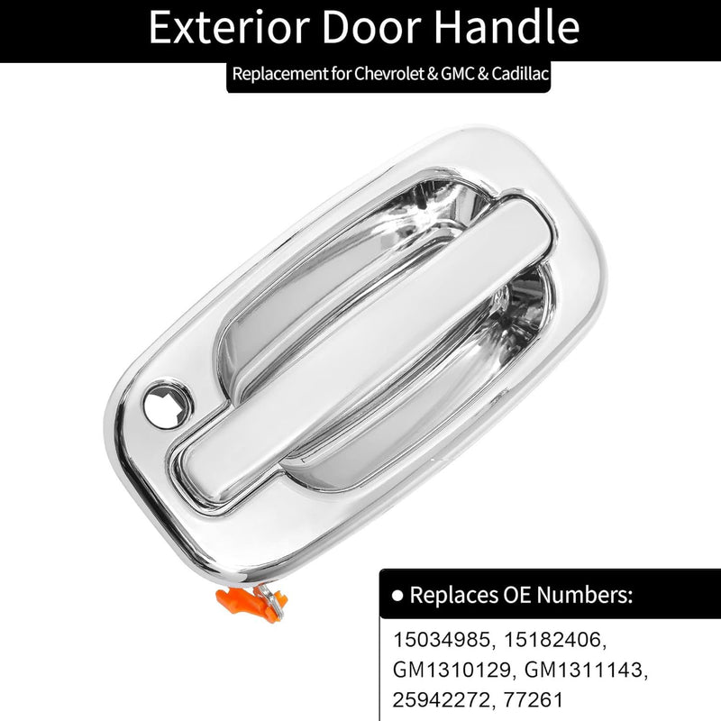 15034985 Exterior Door Handles For Chevy Silverado GMC Yukon Cadillac 1999 07 2X