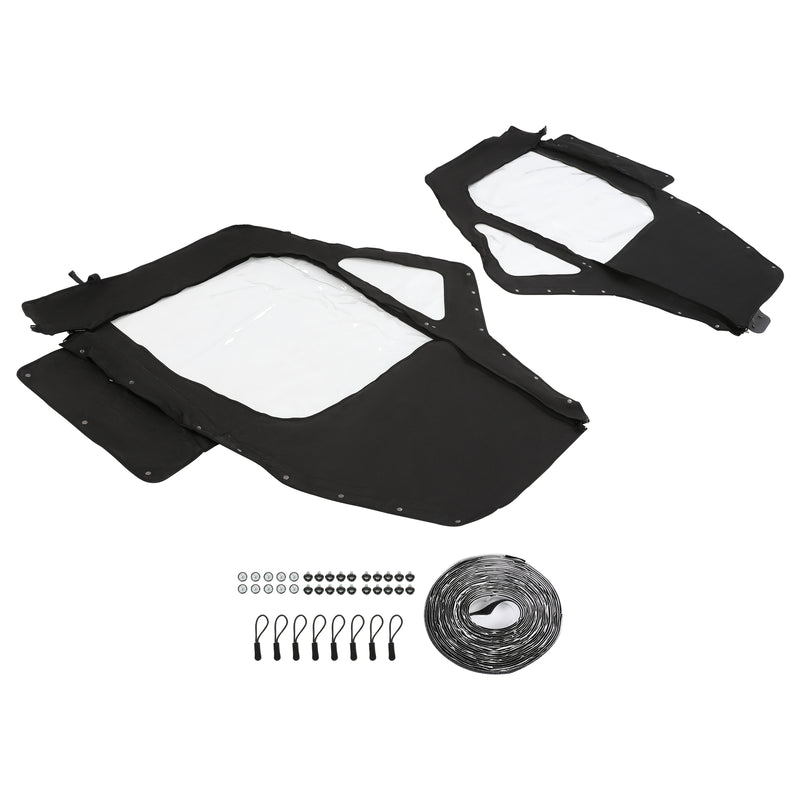 Soft Doors Kit Left Plus Right For Can Am Defender HD 5 7 8 9 10 2016 Plus 2 Seater
