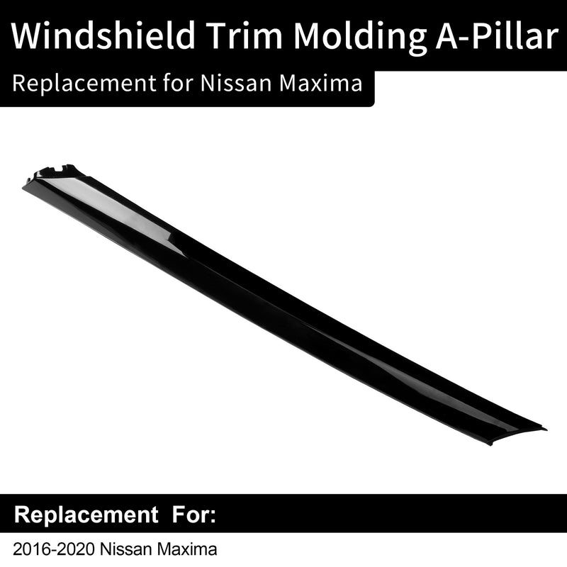 Front Right A Pillar Window Trim Molding For 2016 2020 Nissan Maxima