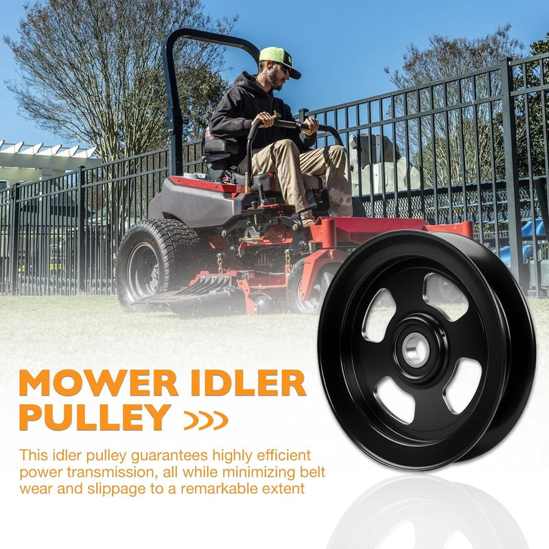 1329425 1038743 1164668 Deck Flat Idler Pulley for Exmark Lazer Z Titan Toro