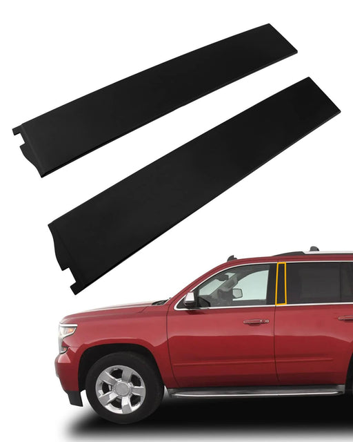 DURAFORCE Rear B Pillar Door Trim Molding LH RH for Chevy GMC Cadillac Escalade 2015 2018