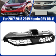 DURAFORCE HO1210147C Front Bumper Upper Grille Chrome for 2017-2019 for Honda CRV CR-V