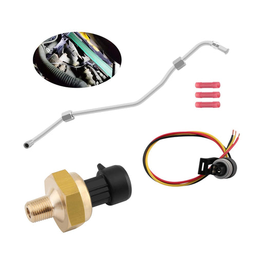 DURAFORCE 7.3 EBP Exhaust Back Pressure Tube Sensor Wire Harness For 96-03 Ford F59 F250