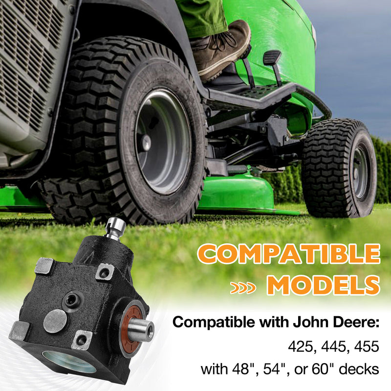 AM143310 Mower Gear Case Gearbox For John Deere 425 445 455 48in 54in 60in Decks
