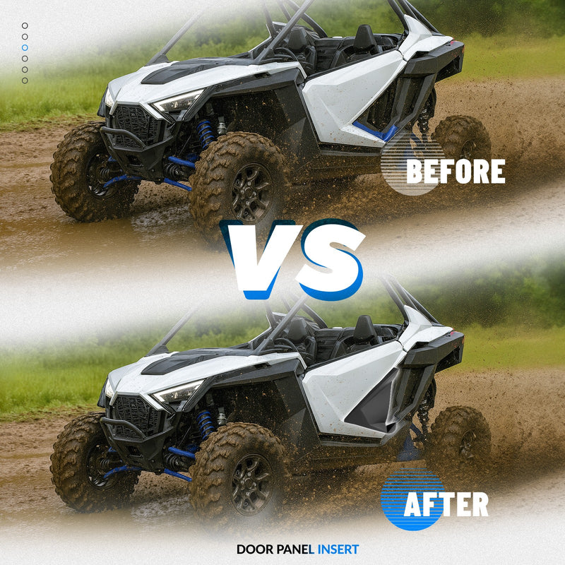 For 22-24 Polaris RZR Pro Textured Door Insert Panel Replacement Kit Lower Door