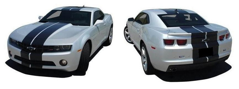 DURAFORCE 10 Inch Vinyl Rally Stripes Racing Stripe Kit Hood Trunk Roof for Chevy Camaro