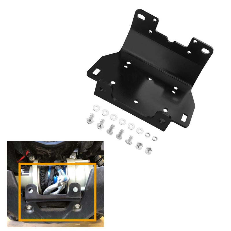 101275 Winch Plow Mount Bracket Plate for Yamaha Grizzly Kodiak 700 2016 2023