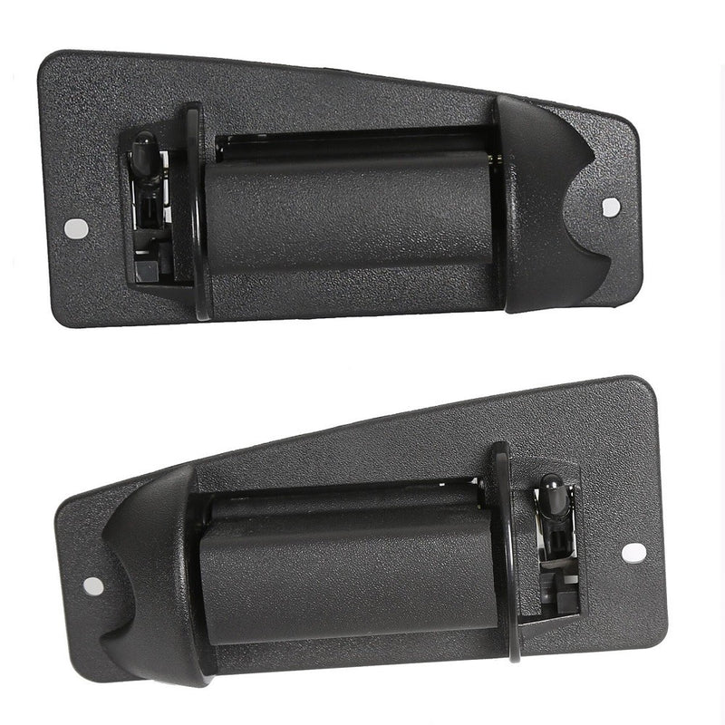 Door Handle Pair Rear Outside for 99-07 Chevy Silverado GMC Sierra Extended Cab