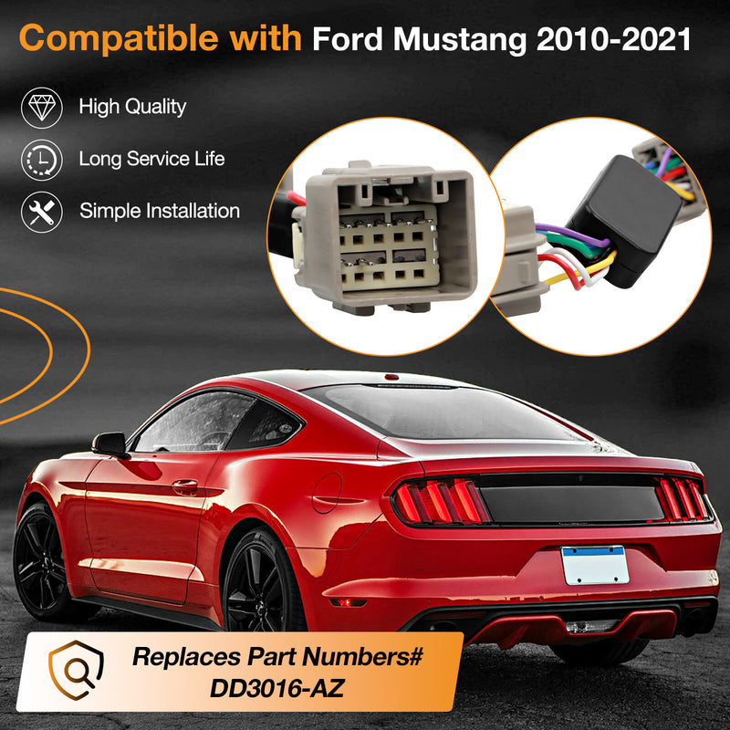 DD3016 Sequential Tail Light Lamp Relay Module Kit for Ford Mustang 2010 2021