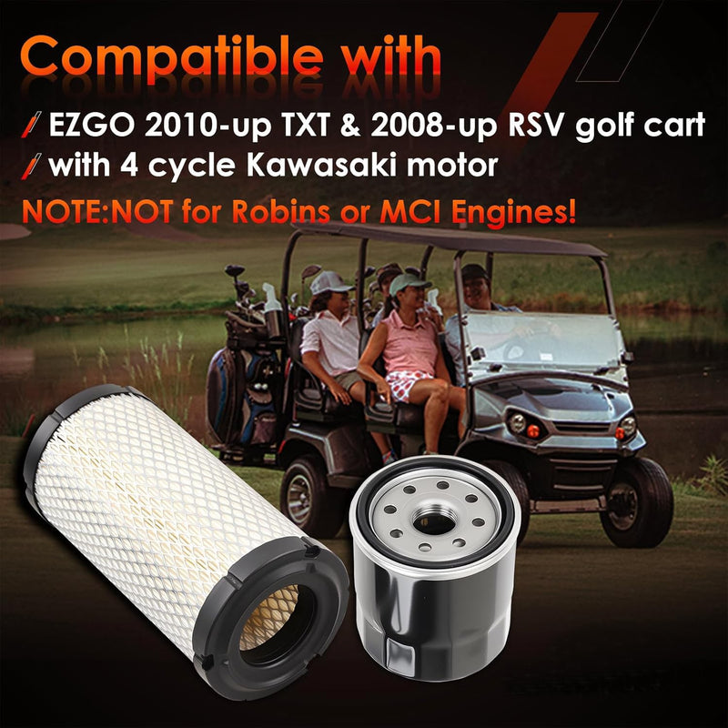28463G01 Golf Cart Tune Up Kit for EZGO TXT RXV Gas for Kawasaki Engines 2008 Up