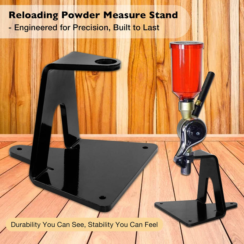 Reloading Powder Measure Stand for Most Powder Measures 7/8in Mount Hole Black