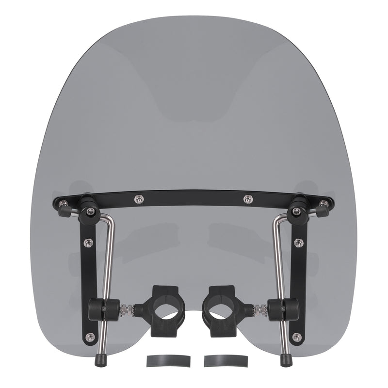 Smoke 18x16 Motorcycle Windshield for Yamaha V Star Honda Valkyrie 1500 1800
