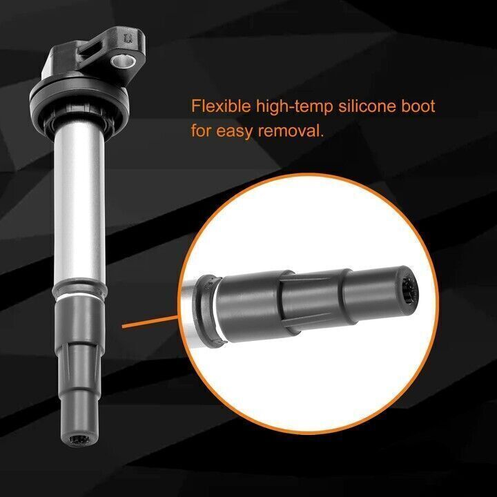 UF596 Ignition Coil Spark Plugs Pack For Toyota Corolla Prius Lexus 1.8L 4