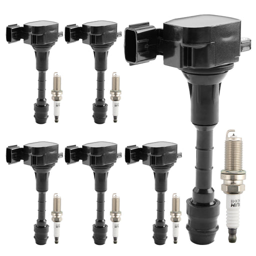 DURAFORCE UF401 Ignition Coil Spark Plug Pack for Nissan Altima Maxima Infiniti G35 6X