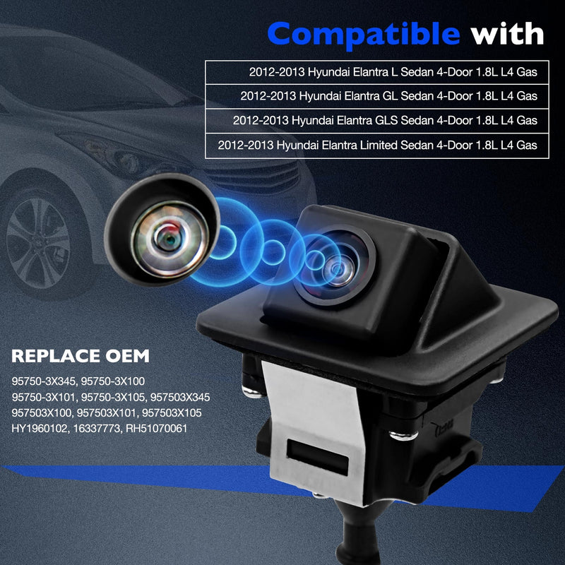 957503X105 Rear View Backup Parking Reverse Camera for Hyundai Elantra 2012 2013