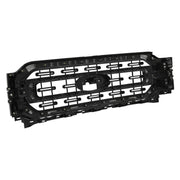 DURAFORCE Matte Black Front Bumper Upper Grill Grille For 2021 2022 2023 Ford F-150 XLT