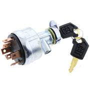 DURAFORCE 6 Terminal Ignition Switch W/ 2 key Fits Caterpillar Cat 3046 3066